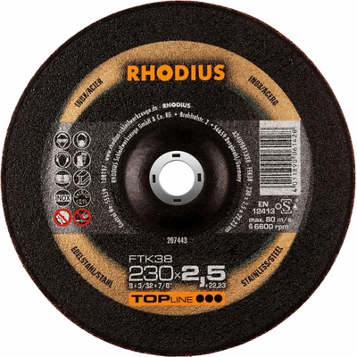 Rhodius Rezný kotúč 230 x 2,5 x 22,23 mm 38 207443