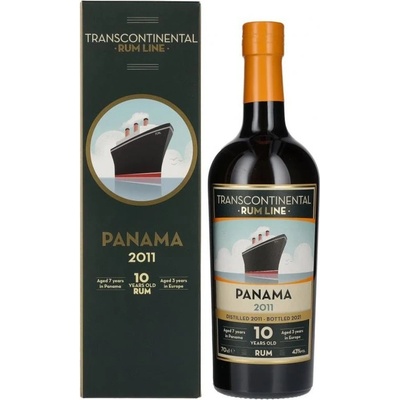 Transcontinental Rum Line Panama 2011 43% 0,7 l (karton)