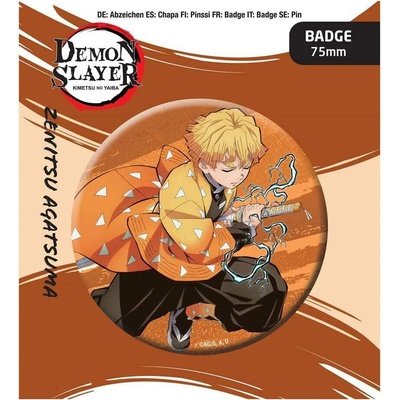 POPbuddies Demon Slayer kimetsu no Yaiba odznak zenitsu agatsuma