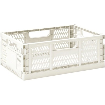 3 Sprouts CRATE L 43 cm skladacia krémová