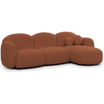 ROPEZ Теракотен ъглов диван от букле (десен ъгъл) Orbit - Ropez (Orbit A+1,5+1,5+OT+A Quelle 54 Standard)