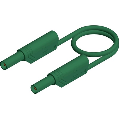 4 mm safety test lead, silicone, 2x stackabler plugs, 100 cm