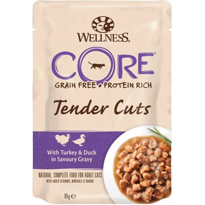Wellness Core Tender Cuts пуйка & патица 85 г