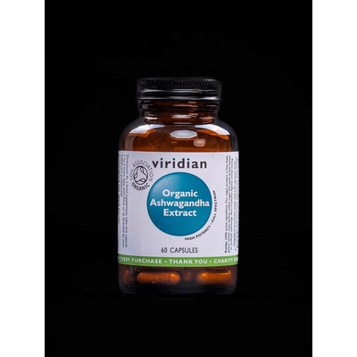 Viridian Nutrition Ashwagandha Extract Organic 60 kapslí