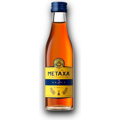 Metaxa 5* 38% 0,05 l (holá láhev)