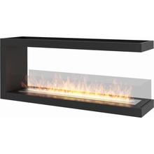 InFire Voľne stojaci biokrb 120 x 50 x 30 cm čierny