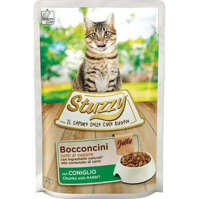 Stuzzy Cat Chunks Králičie kúsky v želé 85 g
