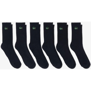 Lacoste Чорапи Lacoste Mens Cotton Jacquard Crew Socks 6 Pack - Black 031