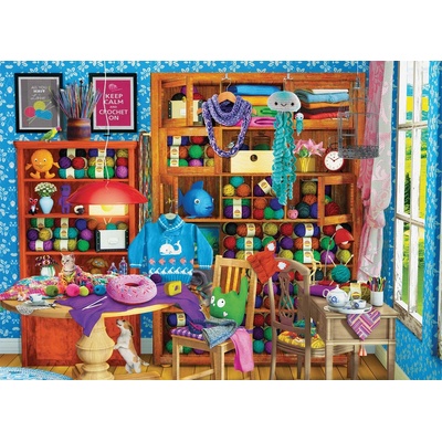 EUROGRAPHICS - Puzzle All you Knit is Love - 1 000 piese