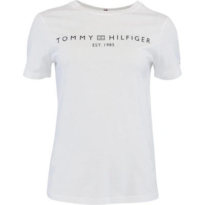 TOMMY HILFIGER REG CORP LOGO C-NK S Dámske tričko WW0WW40276YCF