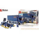 Sluban B0357 Formule F1 s přepravním náklaďákem