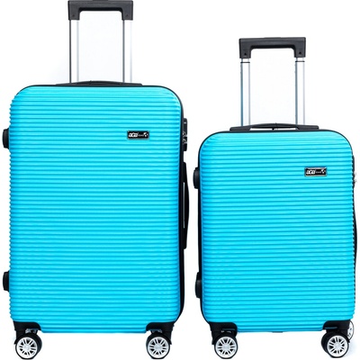 Aga Travel Sada kufrov MR4695 Modrá 63 l 33 l