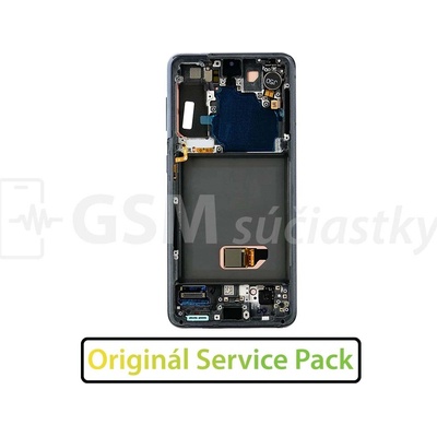 LCD Displej + Dotykové sklo + Rám Samsung G991 Galaxy S21 5G - originál
