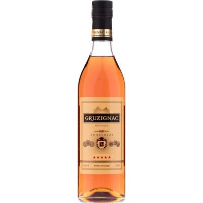 Gruzignac 5* 40% 0,5 l (čistá fľaša)