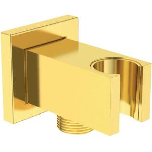 Ideal Standard Idealrain Atelier - Стенна скоба с държач, Brushed Gold BC771A2 (BC771A2)