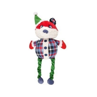 Flamingo Vianočná líška plyšová pre psov 51 cm