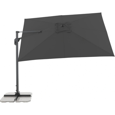 Doppler ACTIVE 310 x 210 cm moderní slunečník s boční nohou antracit