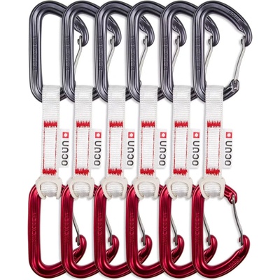 Ocún Комплект примки OCÚN Hawk QD Wire BIO-DYN 6-pack red