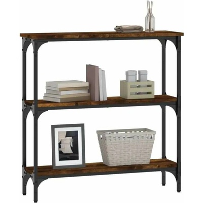 NoBi LOMIR , kov, dřevo, černá, dub rustikal – Zboží Dáma