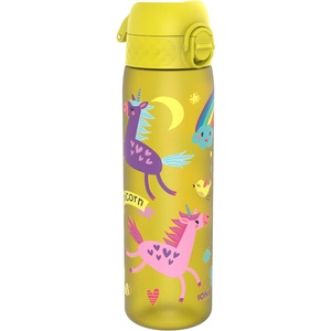 ION8 Бутилка за вода Ion8 Print, рец. пл, 500ml, ЕДНОРОЗИ ЖЪЛТИ (32041-А-ЕДНОРОЗИ Ж)