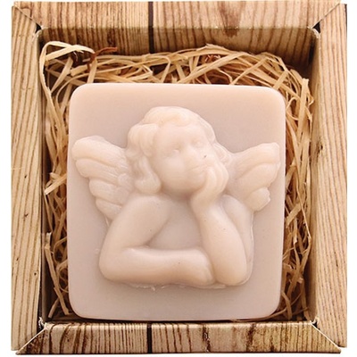 Bohemia Gifts & Cosmetics Natur Anděl ručně vyráběné toaletní mýdlo v krabičce 80 g
