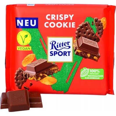 Čokoláda Ritter Sport Chrumkavé VEGANské sušienky 100 g