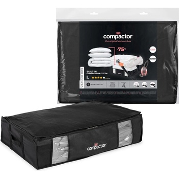 Compactor Черна кутия за съхранение под леглото XXL Black Edition 3D, 145 л - Compactor (RAN8944)