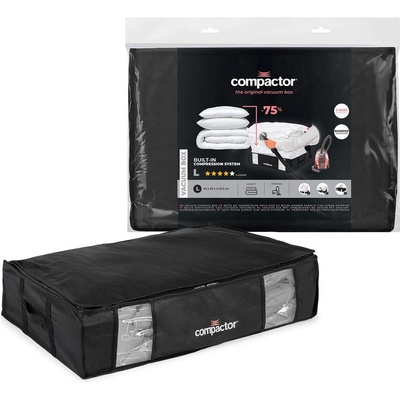 Compactor Черна кутия за съхранение под леглото XXL Black Edition 3D, 145 л - Compactor (RAN8944)