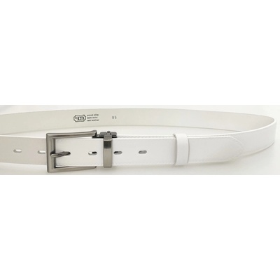 Penny Belts pánský kožený opasek 30-020-1-00 bílý