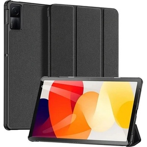 Dux Ducis Redmi Pad SE 11 DUX DUCIS DOMO калъф за поставяне, активен FLIP с кожен ефект, текстилна шарка, ЧЕРЕН GP-150372 (GP-150372)