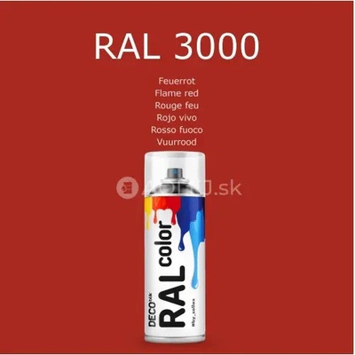 Zollex Deco Blik RAL 3000 ohnivá červená 400 ml