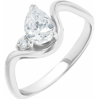 Eppi Vlnitý zásnubný prsteň s 0.67ct IGI certifikovaným lab grown diamantom Mirjana R50284