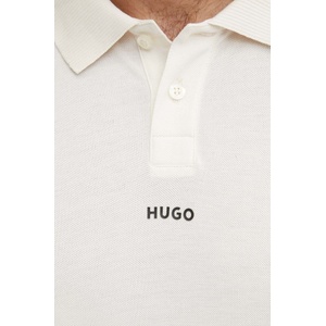 HUGO Памучна тениска с яка (50493206) - answear - 214,95 лв