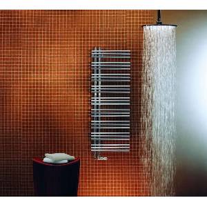 Zehnder Yucca Asym - Радиатор за баня 130х58 см, прав, единичен ред, хром YAC-130-060 (YAC-130-060)