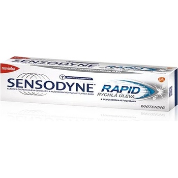 Sensodyne Rapid Whitening zubná pasta s fluoridom 75 ml