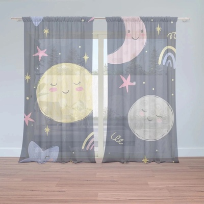 SABLIO Záclony Dětské nebe 2ks 150x250cm