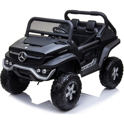 Eljet elektrické auto Mercedes Benz Unimog Truck čierna