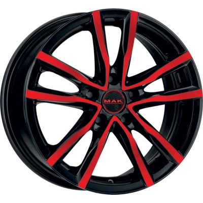 MAK MILANO 8x18 5x112 ET42 black & red