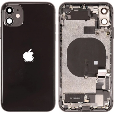 Kryt Apple iPhone 11 Zadní Housing s Malými Díly černý – Zboží Živě