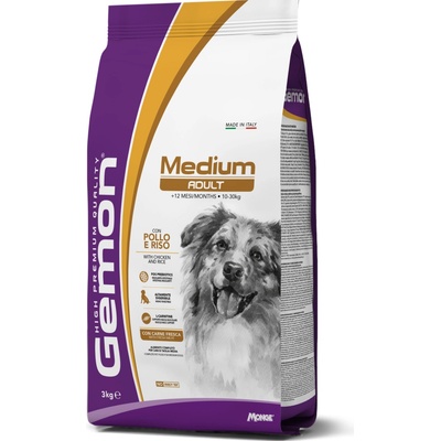 Gemon Medium Adult Kuře s rýží 3 kg