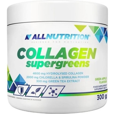 ALLNUTRITION Collagen Supergreens, зелена ябълка, 300 g, AllNutrition (9981)