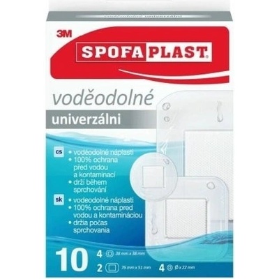 3M Spofaplast náplast voděodolná mix 10 ks