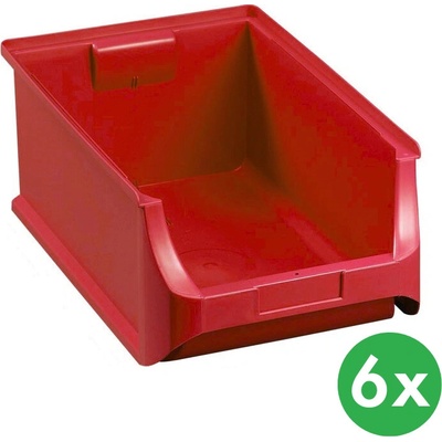 Allit Plastové boxy 310 x 500 x 200 mm červené