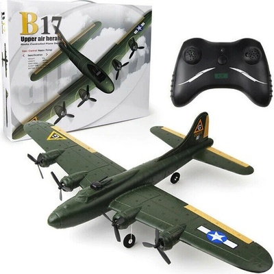 S-Idee RC letadlo BEOING B-17 Flying Fortress 2,4 GHz RTF zelená 1:10