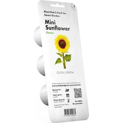 Click & Grow Семена Click and Grow Мини слънчоглед, 3 броя (SGR65X3)