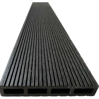 ДЕКИНГ ДЪСКА УНИВЕРСАЛНА WPC FORESTFEEL 120x20мм 2м АНТРАЦИТ (FR-DT 120204)