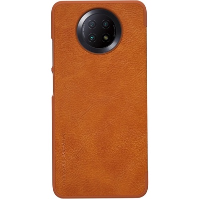 Nillkin Калъф за телефон Nillkin Qin Original Leather за Xiaomi Redmi Note 9T 5G, кафяв 1 (6902048212305)