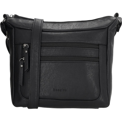 Čierna elegantná crossbody kabelka „Emerylis”