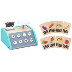 MARIONETTE Дървен игрален комплект Marionette - Везна, 9 части (26796) - baby