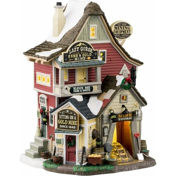 Svietiaci domček Lemax 45233 Lazy Gorge Baňa na zlato a drahokamy